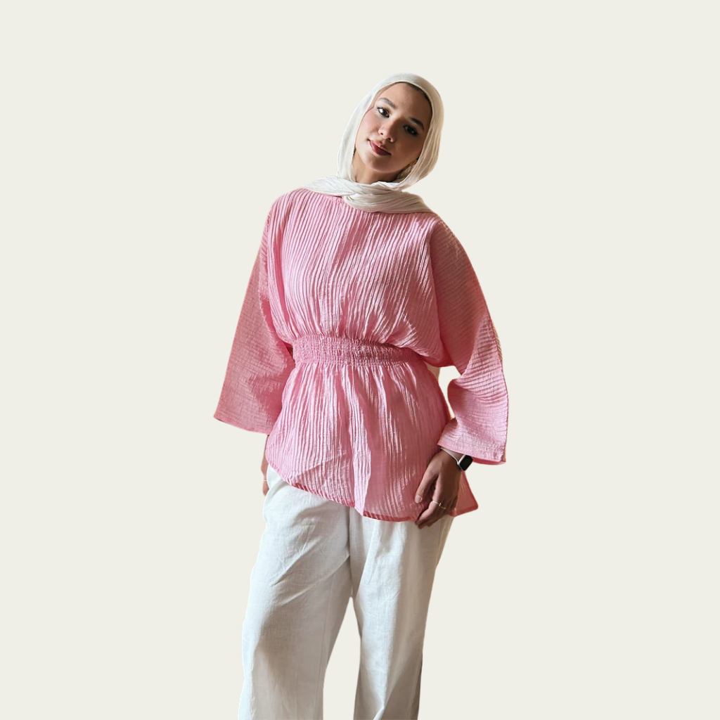 Palm Top - Powder Pink