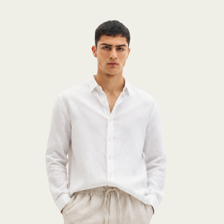 WHITE SHIRT LONG SLEEVE