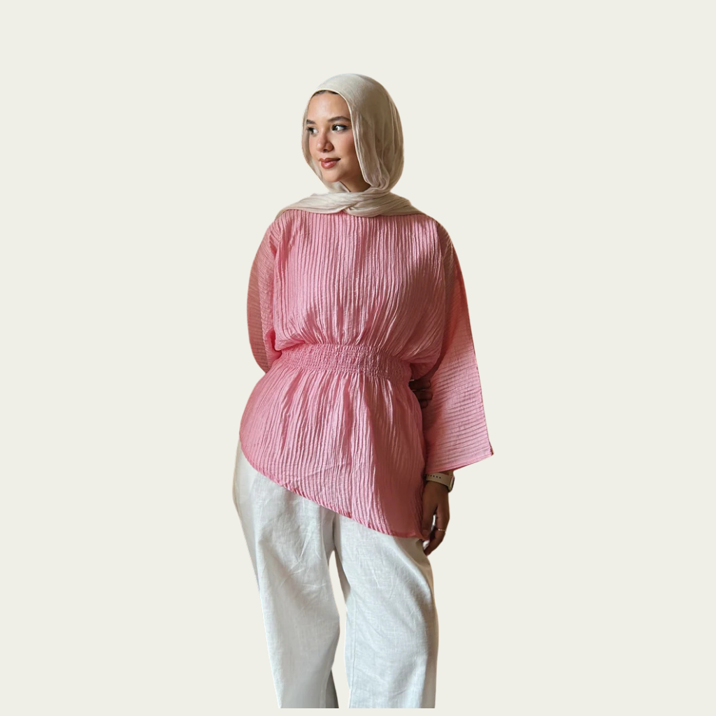Palm Top - Powder Pink