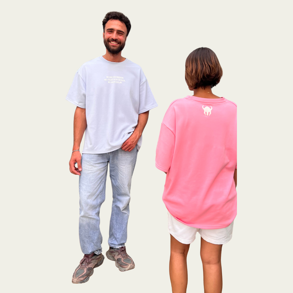 T - shirt | VIKINGS FREEDOM COLOR | Baby blue