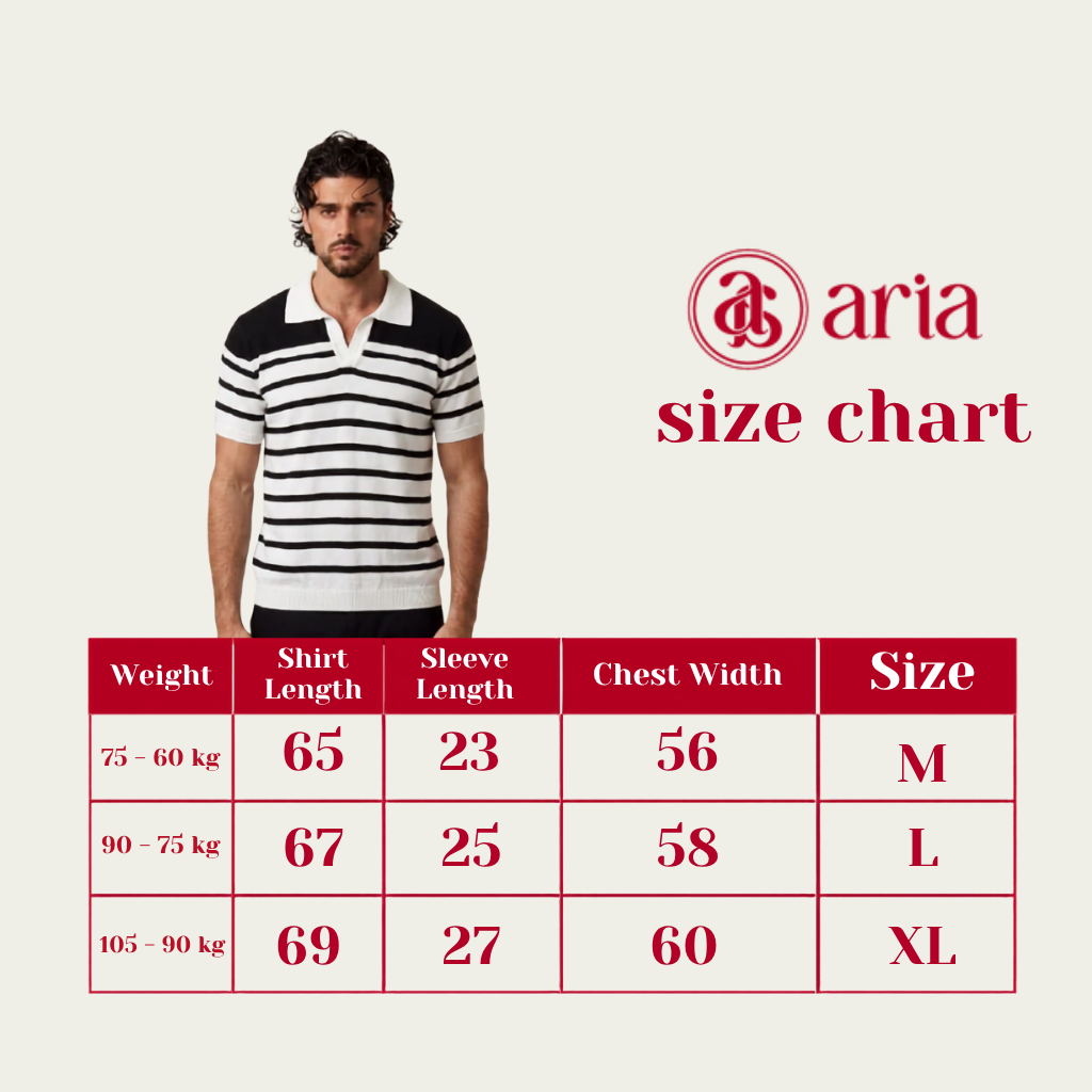 Stripe Knit Polo