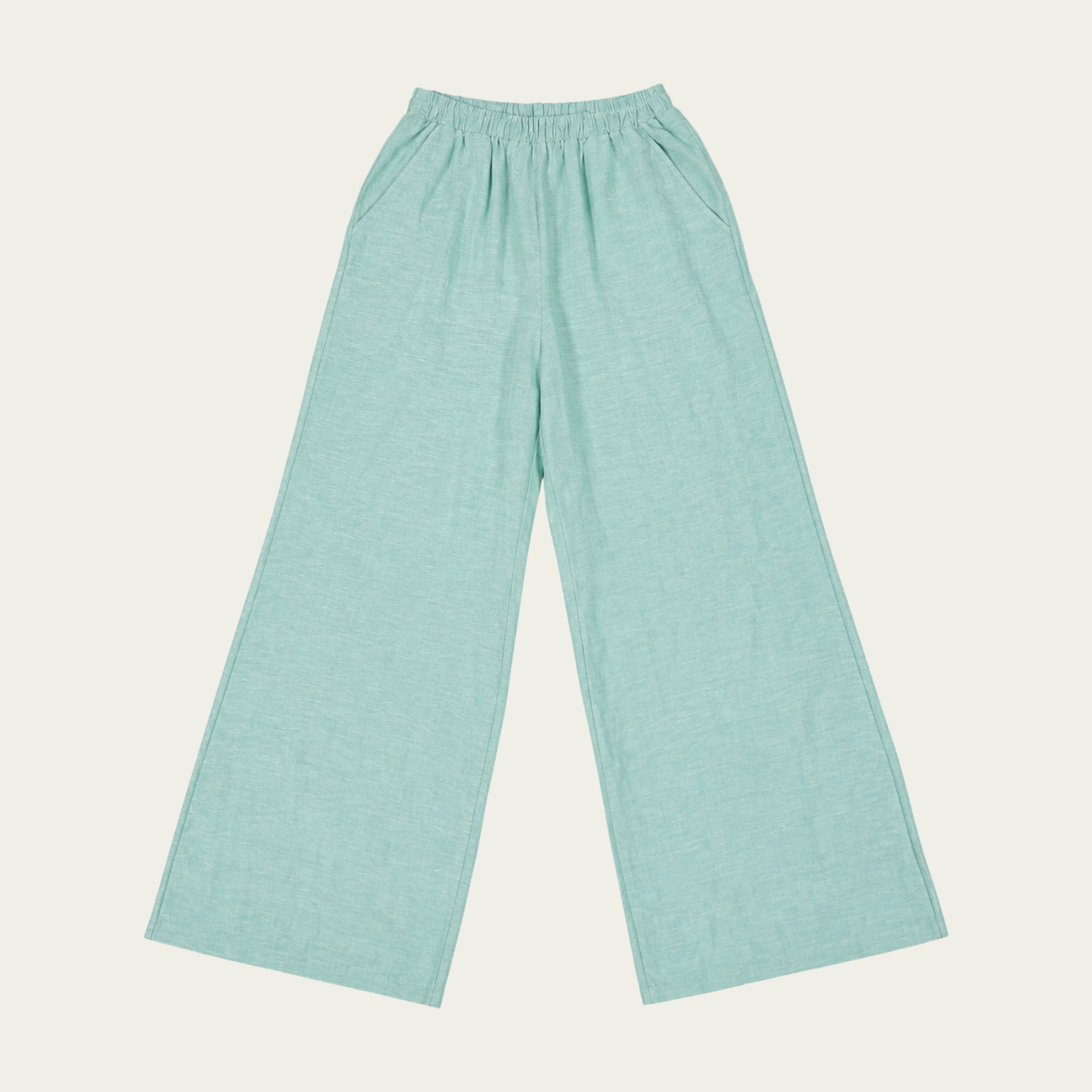 MINT LINEN PANTS