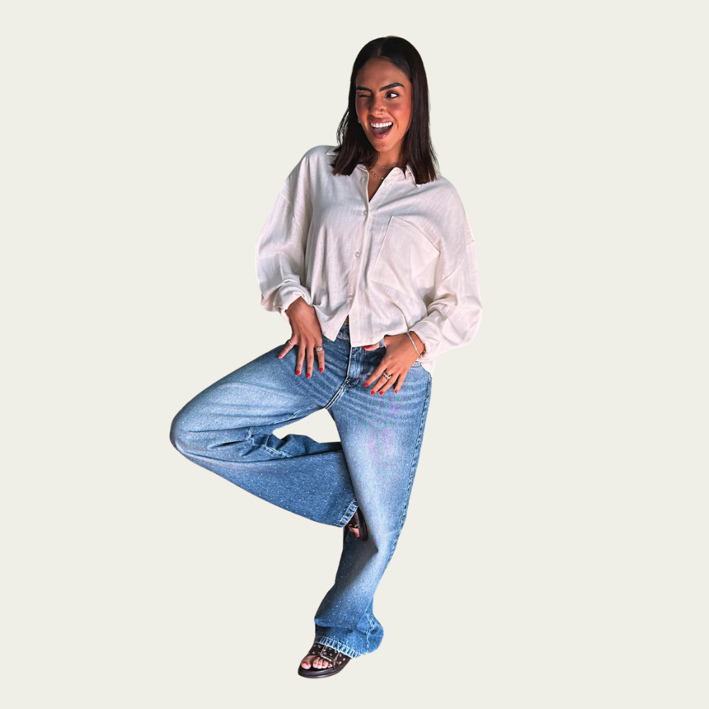 Cropped Shirt - Off White