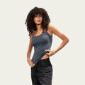 Strap Grey Top