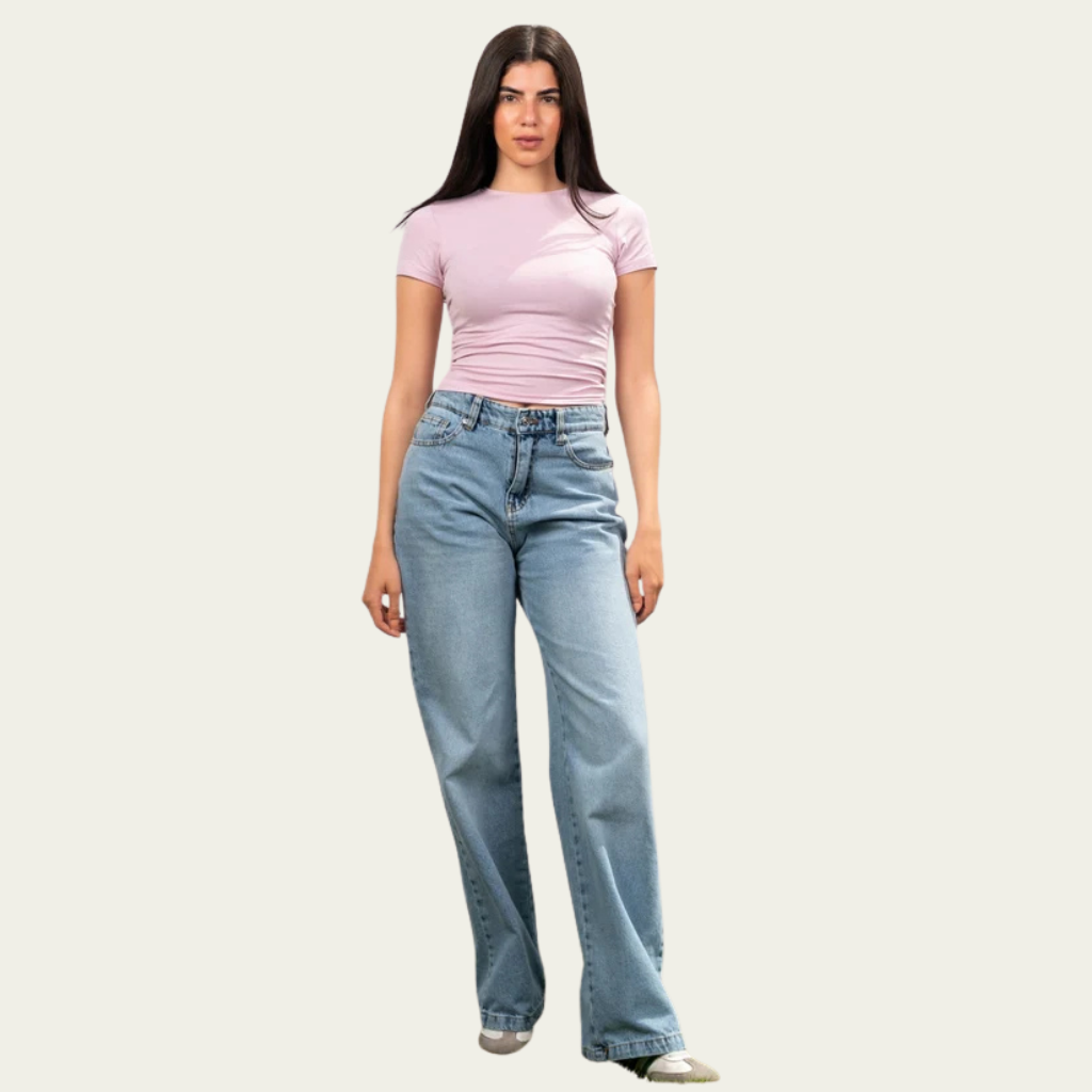 Short Sleeve Pink Top