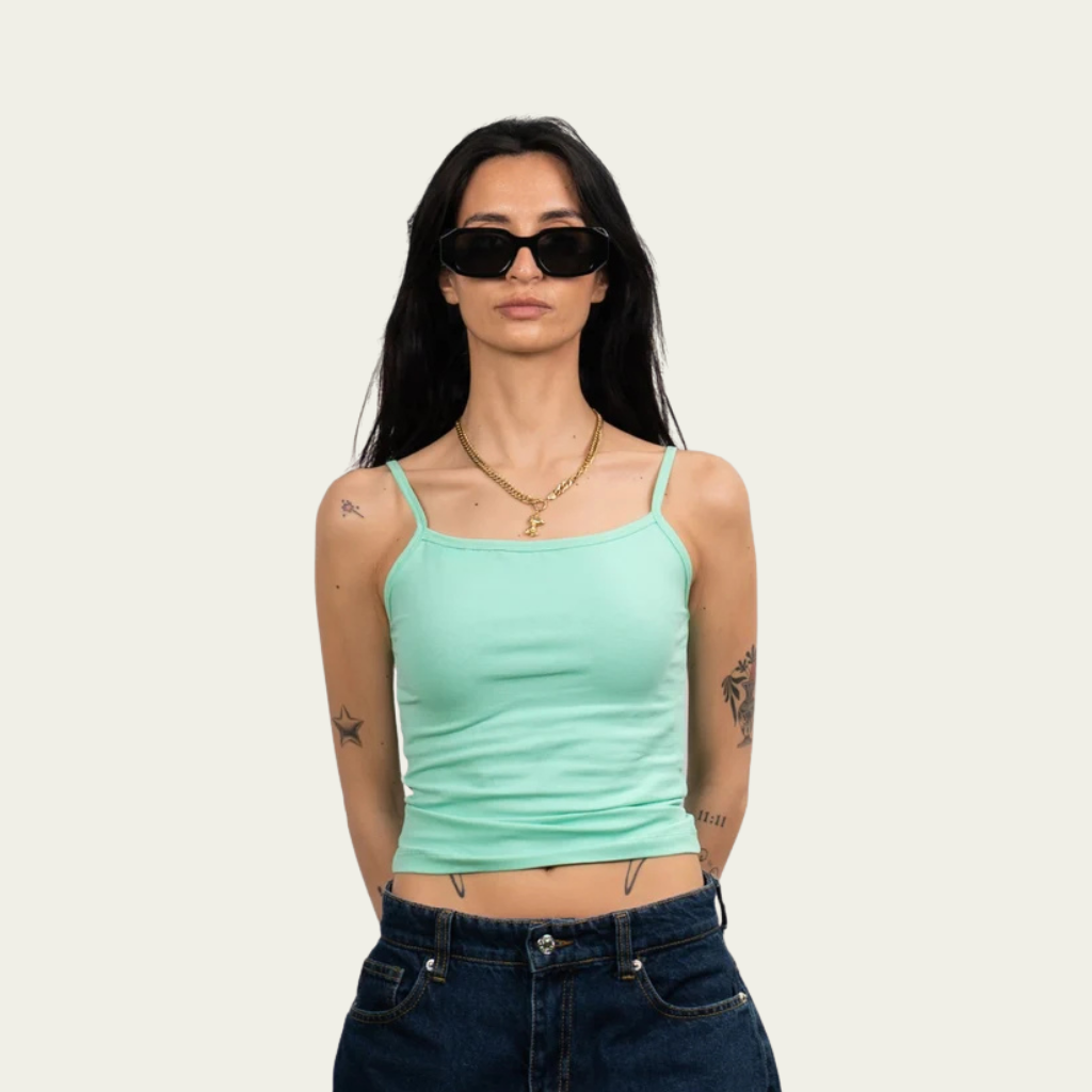 Strap Mint Top