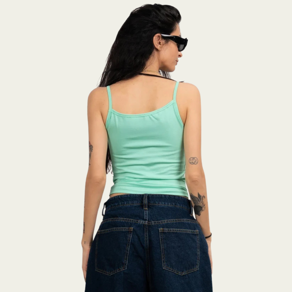 Strap Mint Top