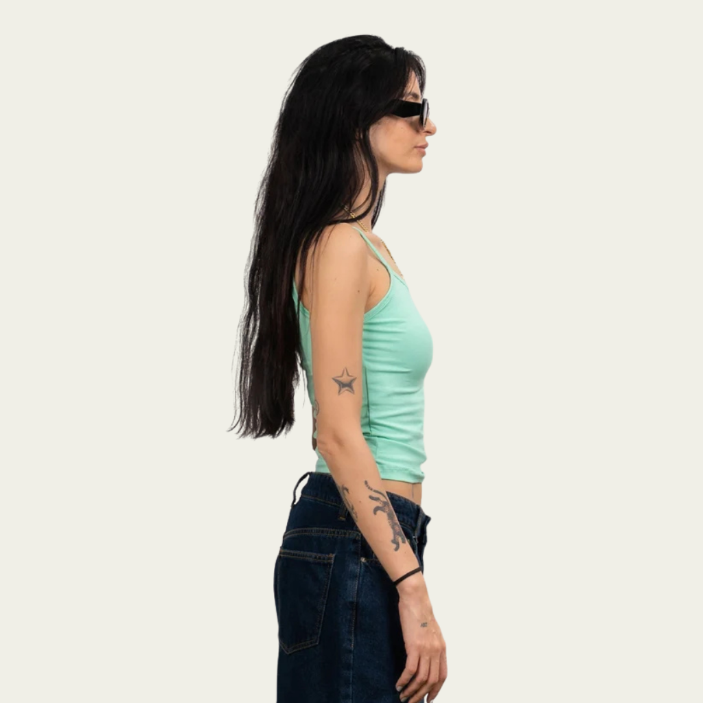 Strap Mint Top