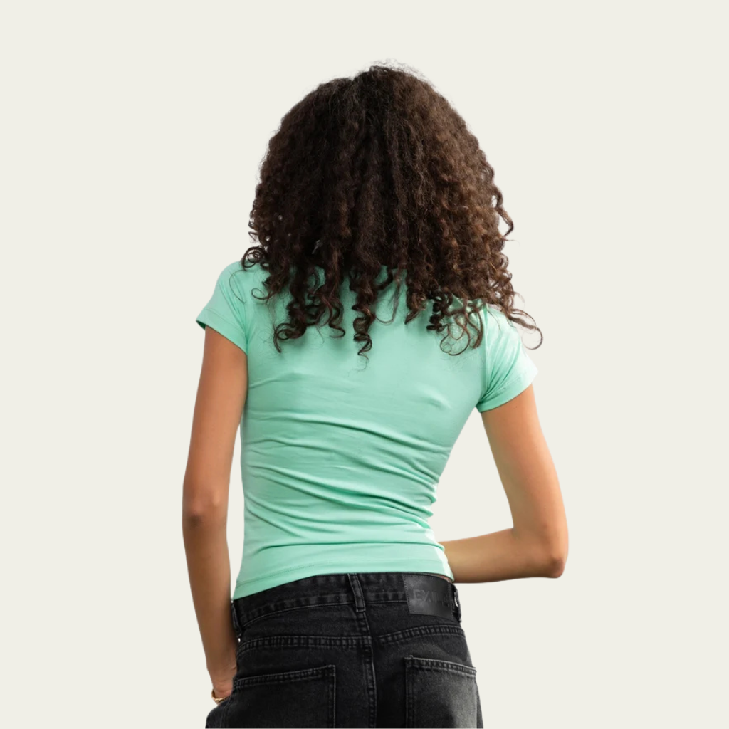 Short Sleeve Mint Top