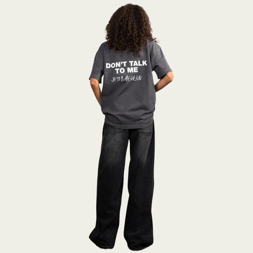 Curve - High Waist Charcoal Denim