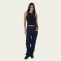 Low Waist Denim - Midnight Blue