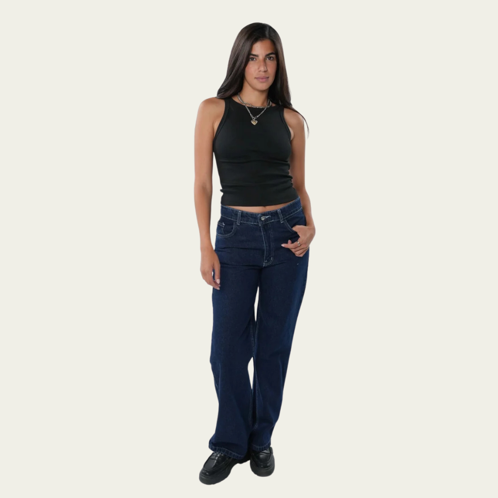 Low Waist Denim - Midnight Blue