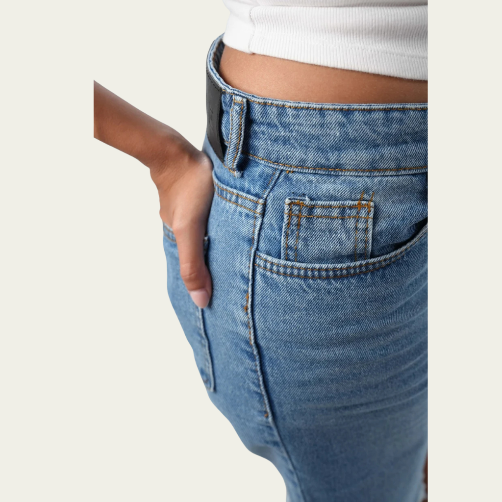 Denim Short - Light Blue