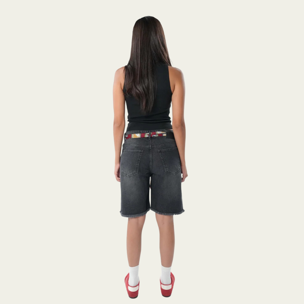 Denim Short - Black