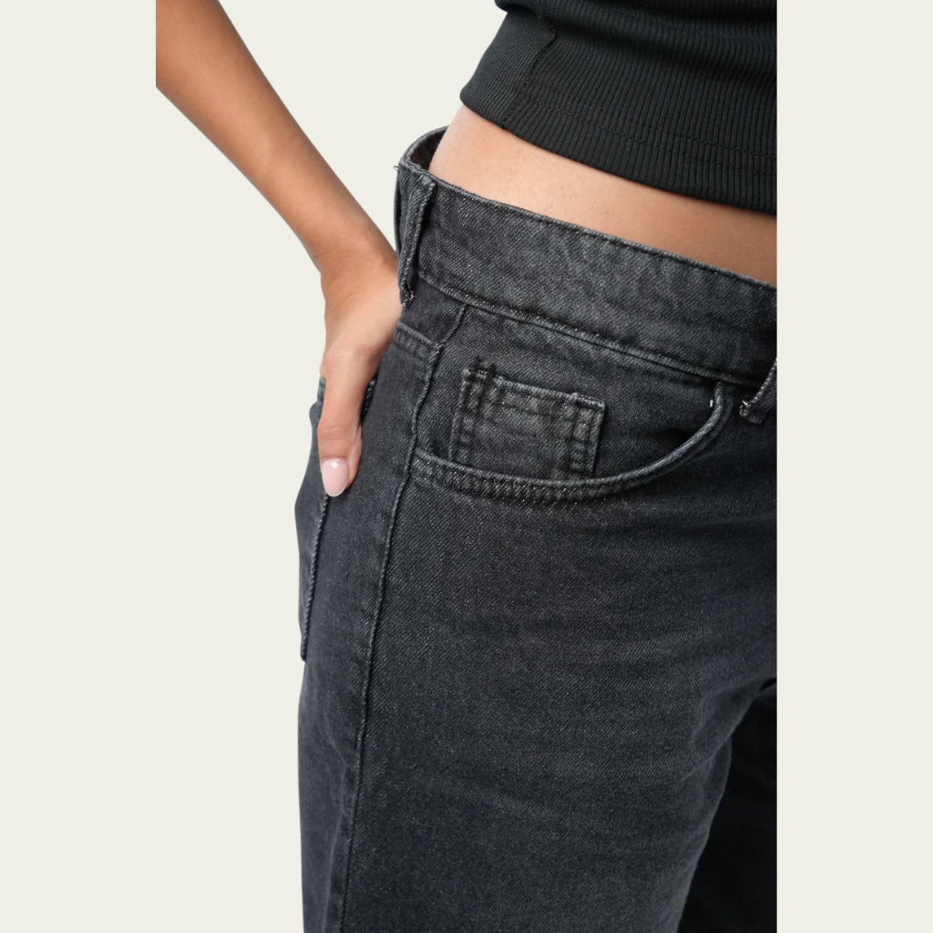 Denim Short - Black