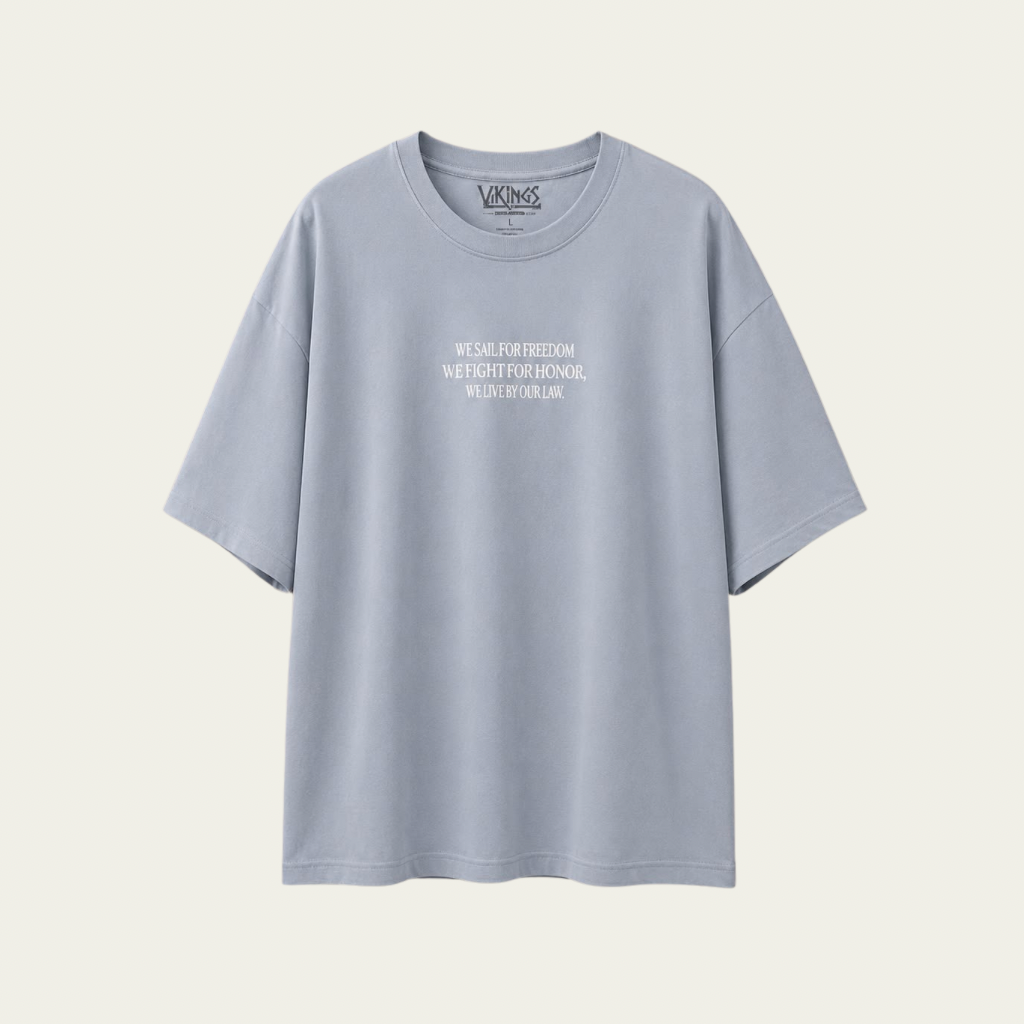 T - shirt | VIKINGS FREEDOM COLOR | Baby blue