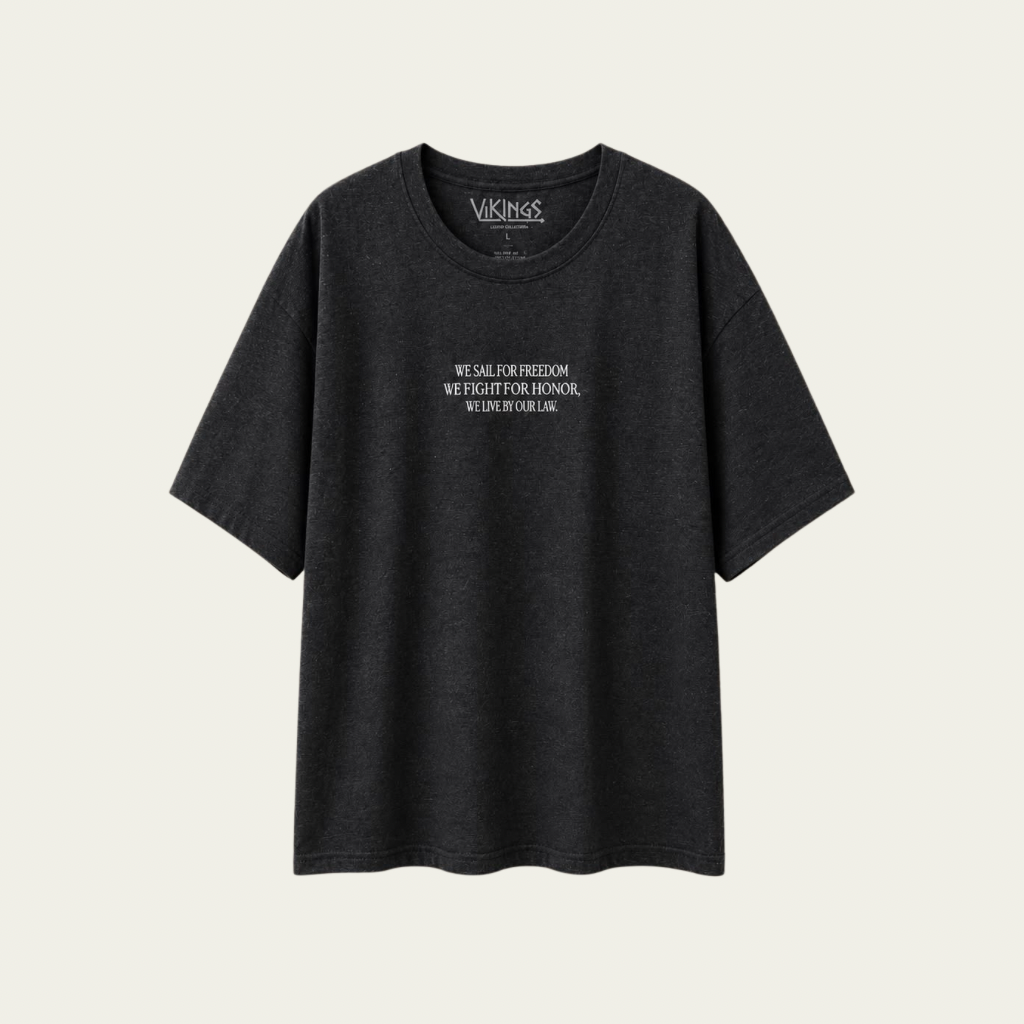 T - shirt | VIKINGS FREEDOM COLOR | Black