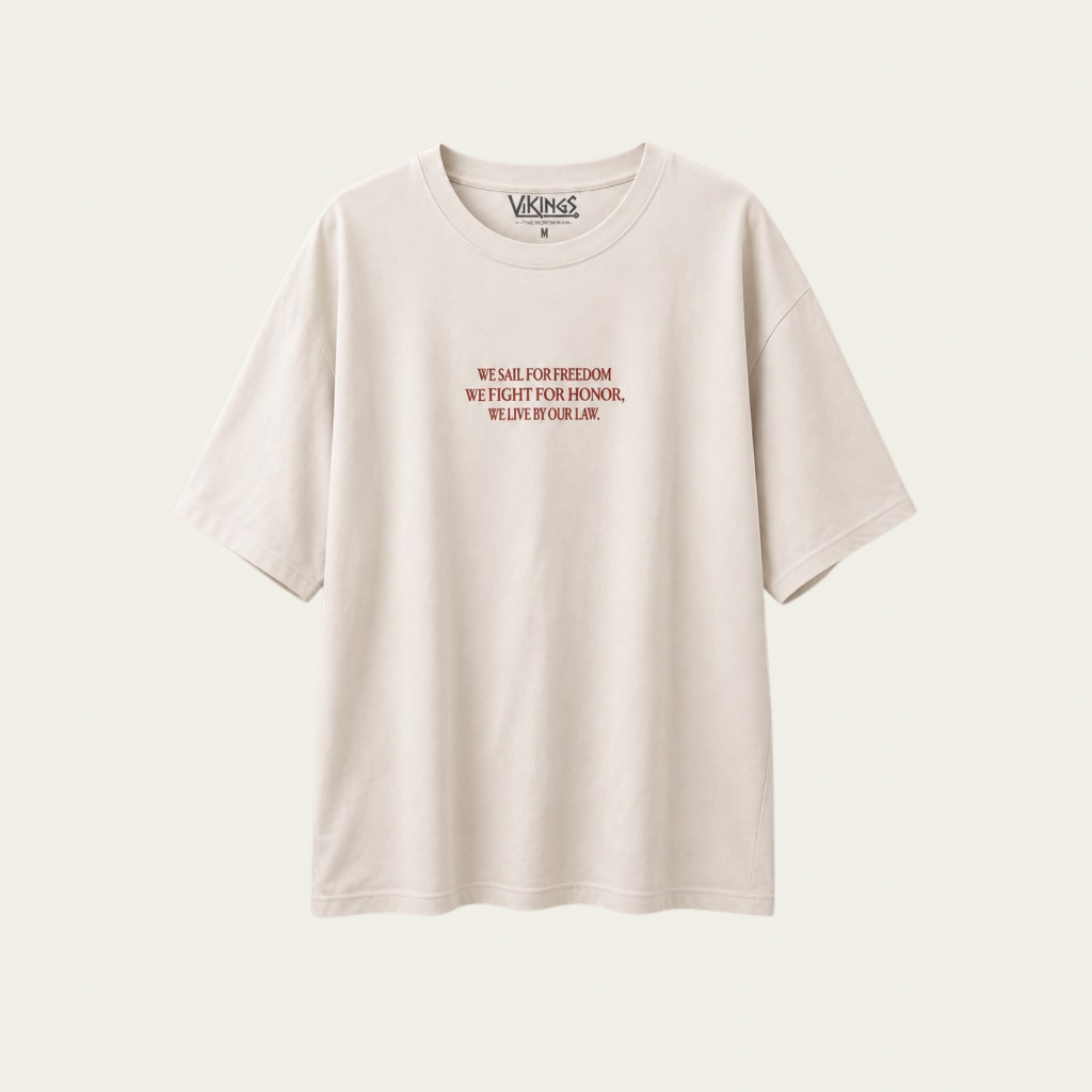 T - shirt | VIKINGS FREEDOM COLOR | White